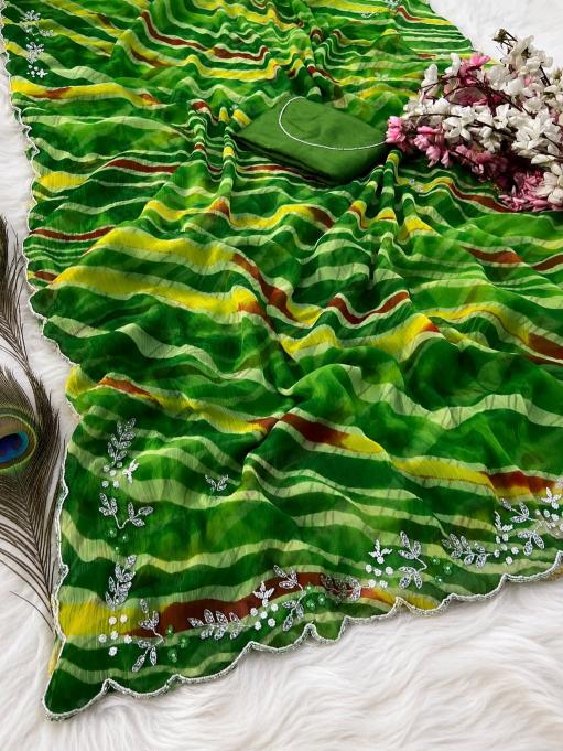 Vinayak lightweight chiffon saree wholesaler